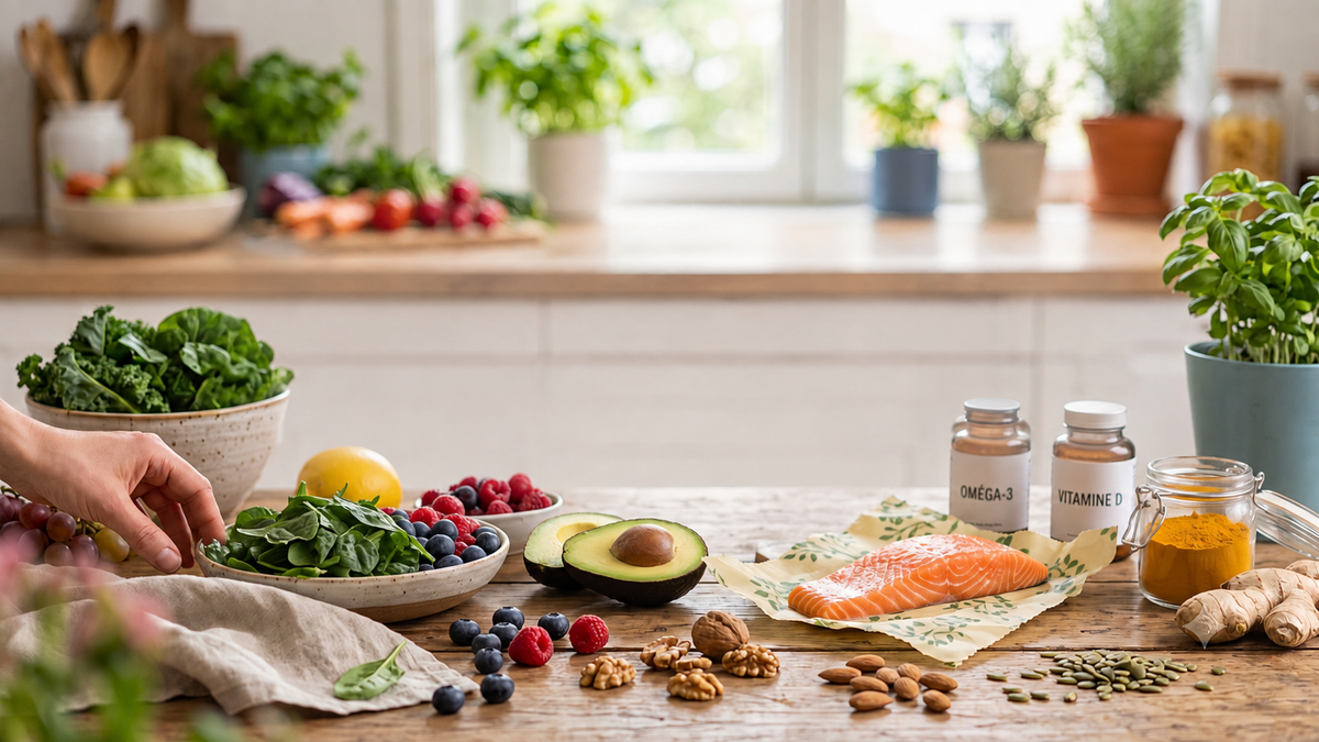 Régime anti-inflammatoire et compléments : le guide complet pour réduire l’inflammation